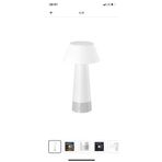 IKEA Solvınden masa lambası beyaz 20cm pilli