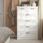 IKEA SONGESAND 6 çekmeceli şifonyer beyaz - 90366783