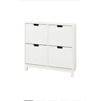 IKEA STALL AYAKKABI DOLABI BEYAZ 96X17X90 cm 4 bölmeli