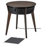 IKEA STARKVIND hava temizleyicili sehpa meşe kaplama-koyu kahve - 39444218