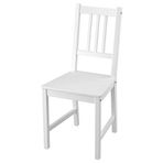 IKEA STEFAN ahşap sandalye beyaz - 90339233