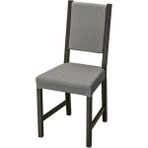 IKEA Stefan Sandalye, Venge-Gri Döşemeli Ahşap Sandalye - Gri - Kahverengi