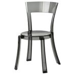 IKEA STEIN plastik sandalye şeffaf gri - 40508596