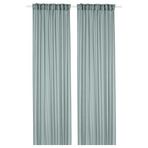 IKEA STENFRÖ tül perde/2 kanat turkuaz - 70594899