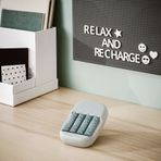 IKEA STENKOL pil şarj aleti yeşil-beyaz - 90496954