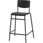 Ikea Stıg Siyah 63 Cm Modern Bar Sandalyesi Metal