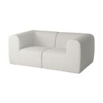 IKEA STOCKHOLM 2025 2'li kanepe djurmo gri-beyaz - 90586110