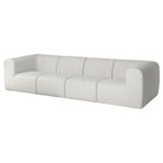 IKEA STOCKHOLM 2025 4'lü kanepe djurmo gri-beyaz - 99574320