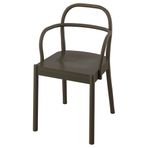 IKEA STOCKHOLM 2025 ahşap sandalye koyu kahve - 20590139