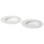 IKEA STOCKHOLM 2025 çukur tabak seti beyaz - 80592423