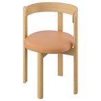 IKEA STOCKHOLM 2025 döşemeli ahşap sandalye meşe-deri - 00590140