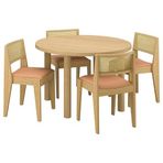 IKEA STOCKHOLM 2025 yemek masası takımı meşe kaplama-meşe rattan - 09580009