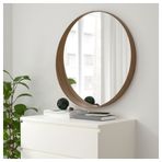 IKEA STOCKHOLM yuvarlak ayna ceviz kaplama - 60249960