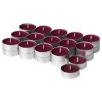İKEA Störtskön Kokulu Tealight Mum Kırmızı- Yabani Meyveler