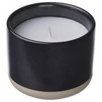 IKEA STÖRTSKÖN seramik kapta kokulu mum siyah - 90594313