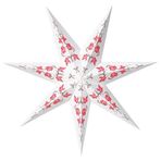 IKEA STRALA abajur başlığı pembe-beyaz - 10582489
