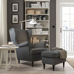 IKEA STRANDMON berjer nordvalla koyu gri - 20343224