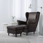 IKEA STRANDMON puf grann-bomstad koyu kahve - 50494626