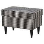 IKEA Strandmon Vibberbo Siyah-Bej Puf