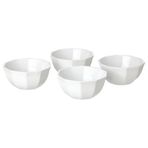 IKEA STRIMMIG seramik kase seti beyaz - 40468185