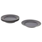 IKEA STRIMMIG tatlı tabağı seti gri - 40505649