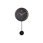 IKEA Stursk 26 cm Siyah Altın Duvar Saati
