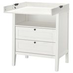IKEA SUNDVIK alt değiştirme masası ve şifonyer beyaz - 30591299