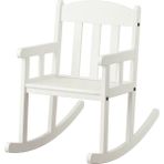 Ikea Sundvık Çocuk Sandalyesi 37X69X57 cm Beyaz Masif Çam Sallanan Sandalye