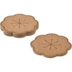 Ikea Svrtvıde Mantar Desenli Bardak Altlığı 4‘lü 10 cm