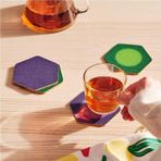 IKEA Tabberas Bardak Altlığı, Renk Değiştiren, 10X10 Cm, 4 Adet