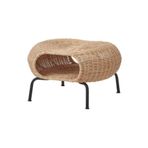 IKEA Tabure Sehpa Rattan Antrasit El Yapımı Y-36 Cm X Ç-62 Cm