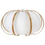 IKEA TAGGTOFS sarkıt lamba abajur başlığı beyaz-bambu - 00566734