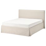 IKEA TARNKULLEN/LINDBADEN çift kişilik karyola bej - 09564392