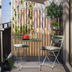 IKEA TARNÖ katlanabilir sandalye beyaz-yeşil - 70530949