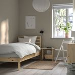 IKEA TARVA/LINDBADEN tek kişilik karyola çam - 99495059
