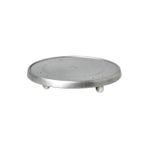 İkea Tekerlekli Saksı Altı, 31 cm Galvanizli Saksılık Altı Pratik, Metal Saksı Atlığı