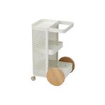 IKEA tekerlekli servis sehpası, egzersiz arabası, 42x39x65 cm