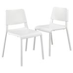 IKEA TEODORES 99399835 Beyaz Mutfak Sandalyesi Seti