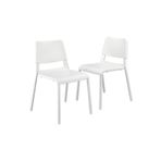 IKEA Teodores Beyaz 2 Adet Mutfak Sandalyesi Seti
