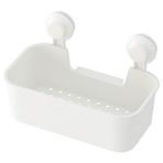 IKEA TISKEN Vantuzlu Sepet Beyaz