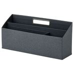 IKEA Tjog 34x16 cm Koyu Gri Masaüstü Düzenleyici