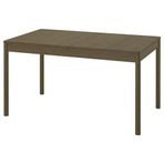 IKEA TONSTAD açılır yemek masası kahverengi-meşe kaplama - 20600732