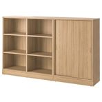 IKEA TONSTAD sürgü kapaklı dolap meşe kaplama - 19515056