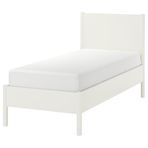 IKEA TONSTAD/LURÖY tek kişilik karyola kırık beyaz - 89577734