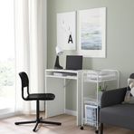 IKEA TORALD/SMALLEN çalışma masası ve sandalye beyaz-siyah - 69488574