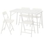 IKEA TORPARÖ katlanabilir masa ve katlanabilir sandalye seti beyaz - 39581823