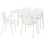 IKEA TORPARÖ katlanabilir masa ve sandalye seti beyaz - 39581818