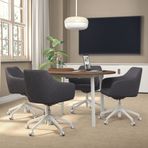 IKEA TOSSBERG/LANGFJALL çalışma sandalyesi gunnared koyu gri-beyaz - 39513122