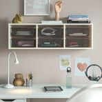 IKEA TROFAST çocuk duvar rafı beyaz-gri - 79478193