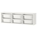 IKEA TROFAST çocuk duvar rafı beyaz